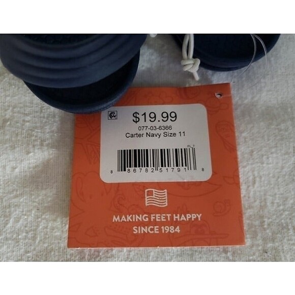 Kid's Okabashi Clog Style Navy Blue Waterproof Sandals -Boy/Girl Size: 11 (NWT) - Picture 6 of 6